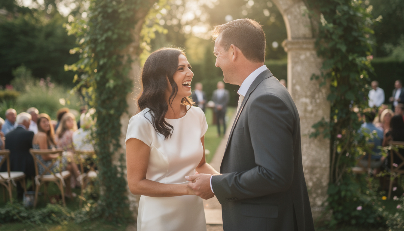 Wedding photo — couple portrait