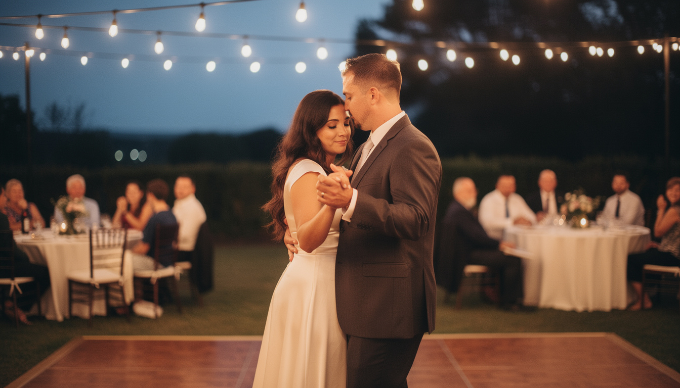 Wedding photo — first dance